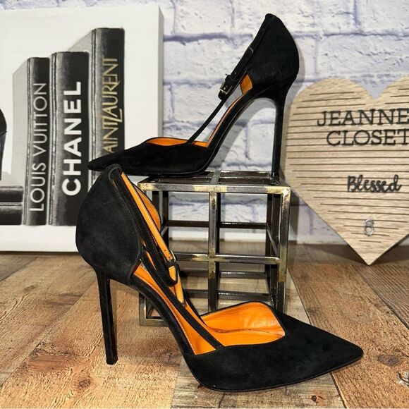 Walter De Silva black Pumps black pointed toe - Picture 1 of 11